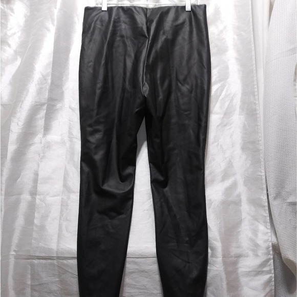 Smooth Fitting BLACK Vegan Leather PANTS L by A NEW DAY - Picture 10 of 11
